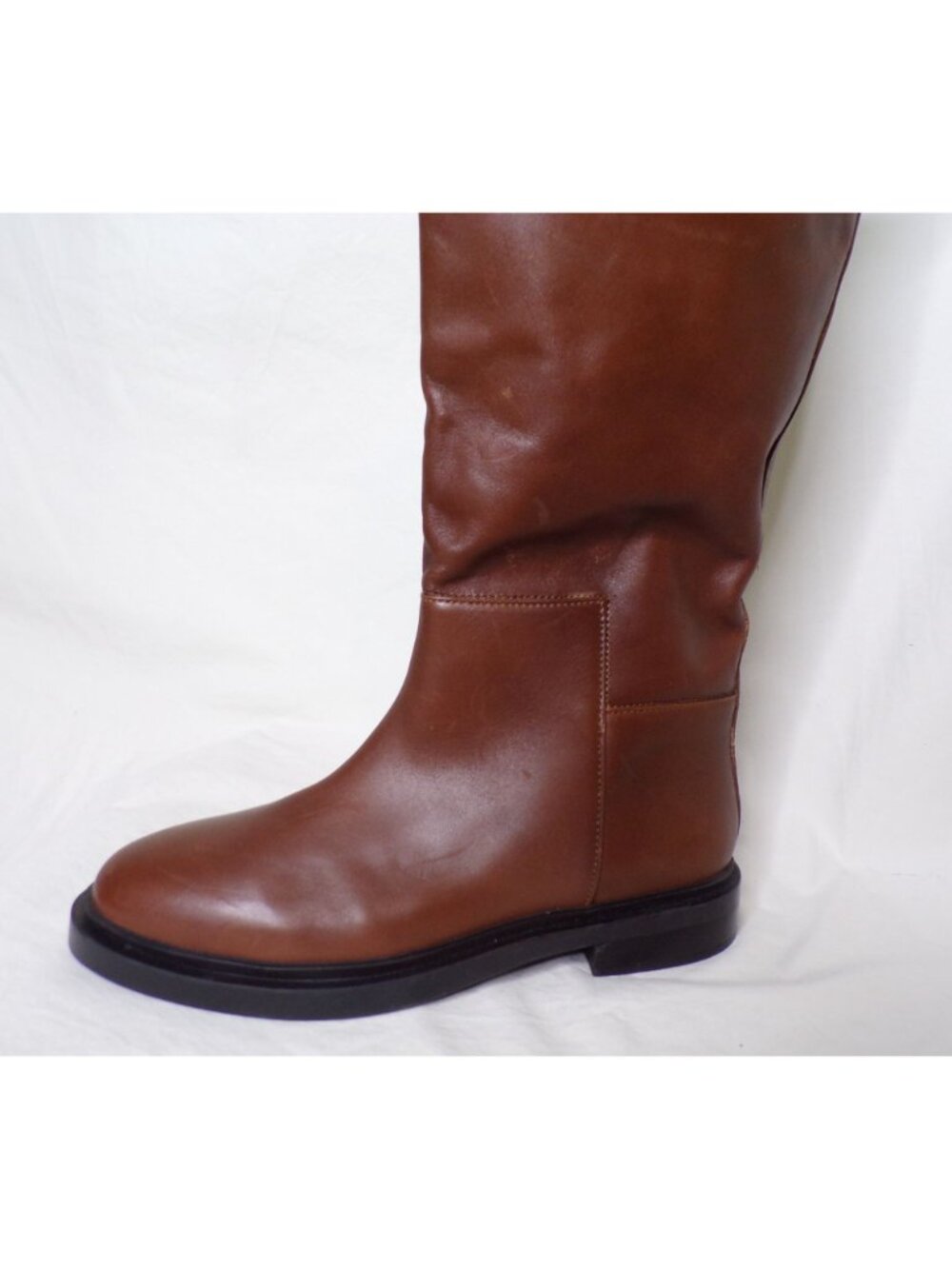 🆕STEVE MADDEN Gaige Knee High Riding Boot Brown Leather 8 - Picture 8 of 10